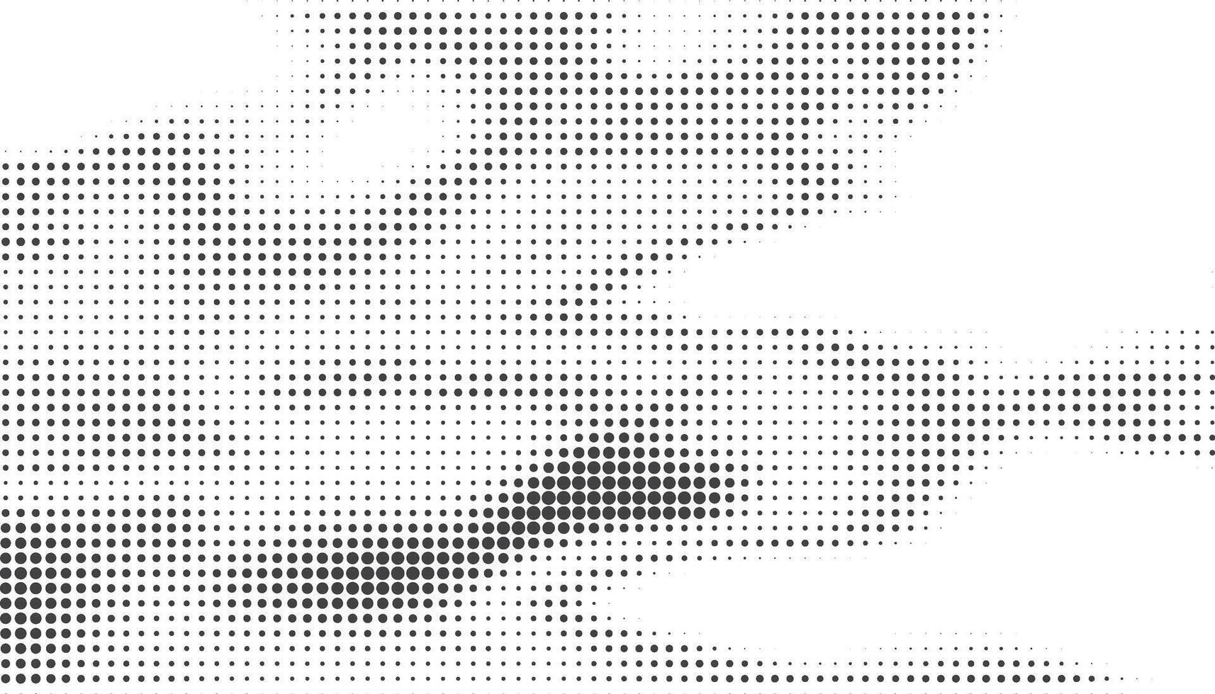 Minimalist Halftone Dots Background Template vector