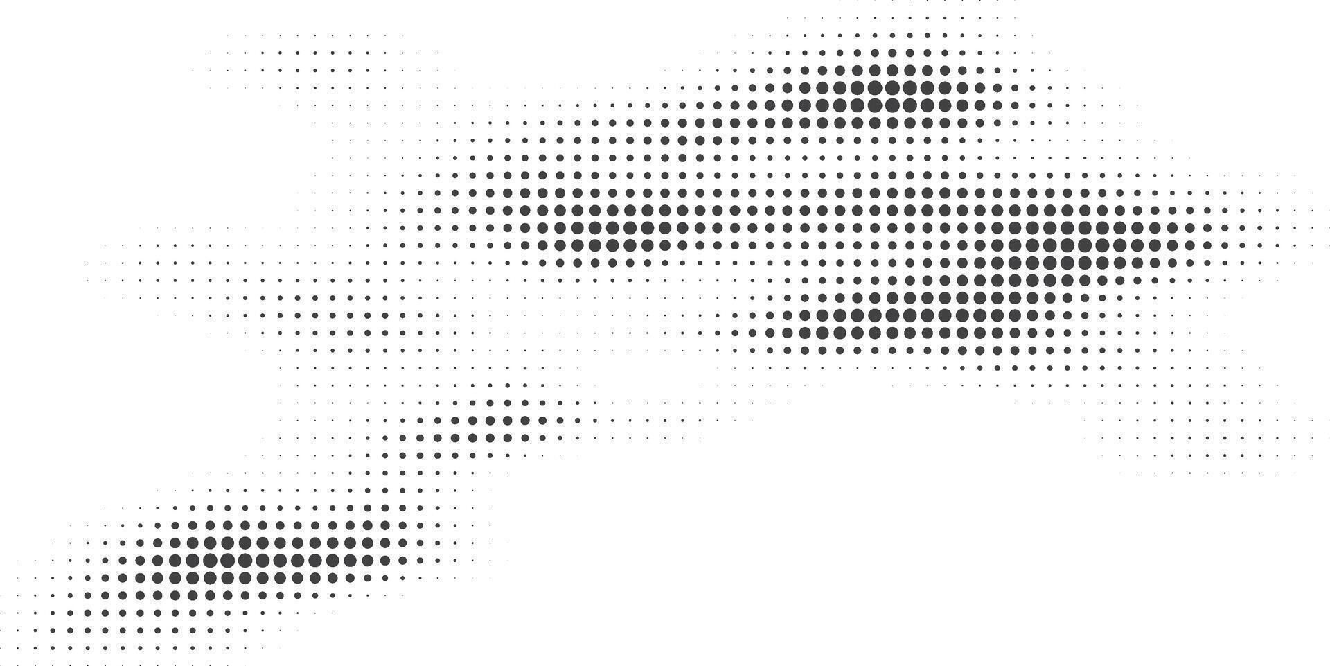 Creative Halftone Dot Overlay Design vector