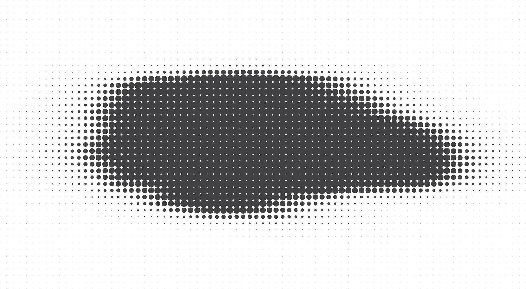 Halftone Dot Gradient Effect Background vector