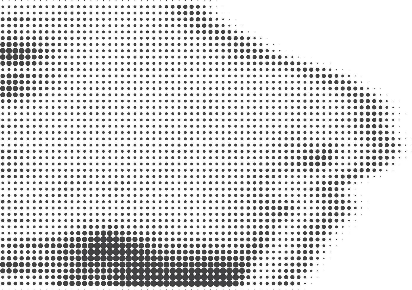 black pop Halftone dotted vector
