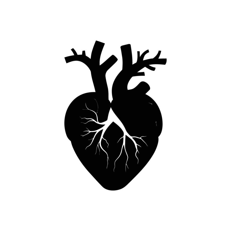 Icon for Human Heart on Apps and Websites vector
