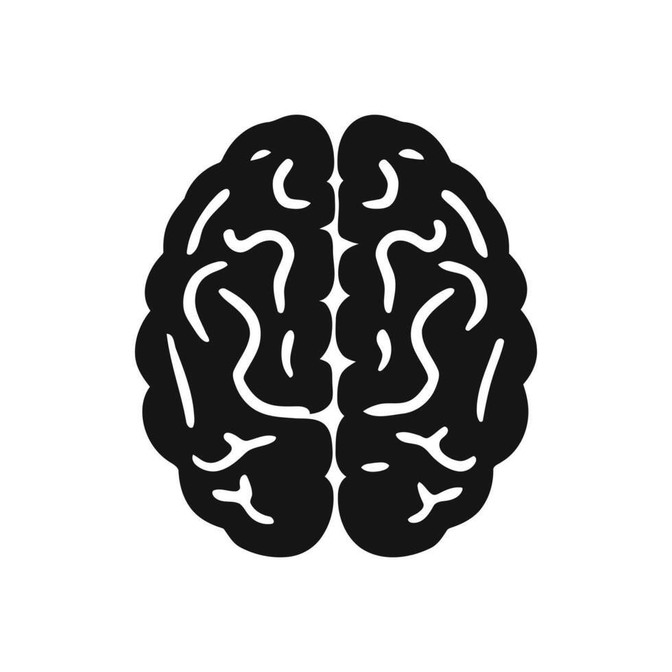 Human Brain Cognitive Functions Mental Processes and Neurological System vector