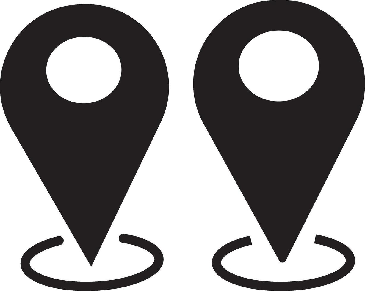 location icon set vactor. Pin location icon illustration vector