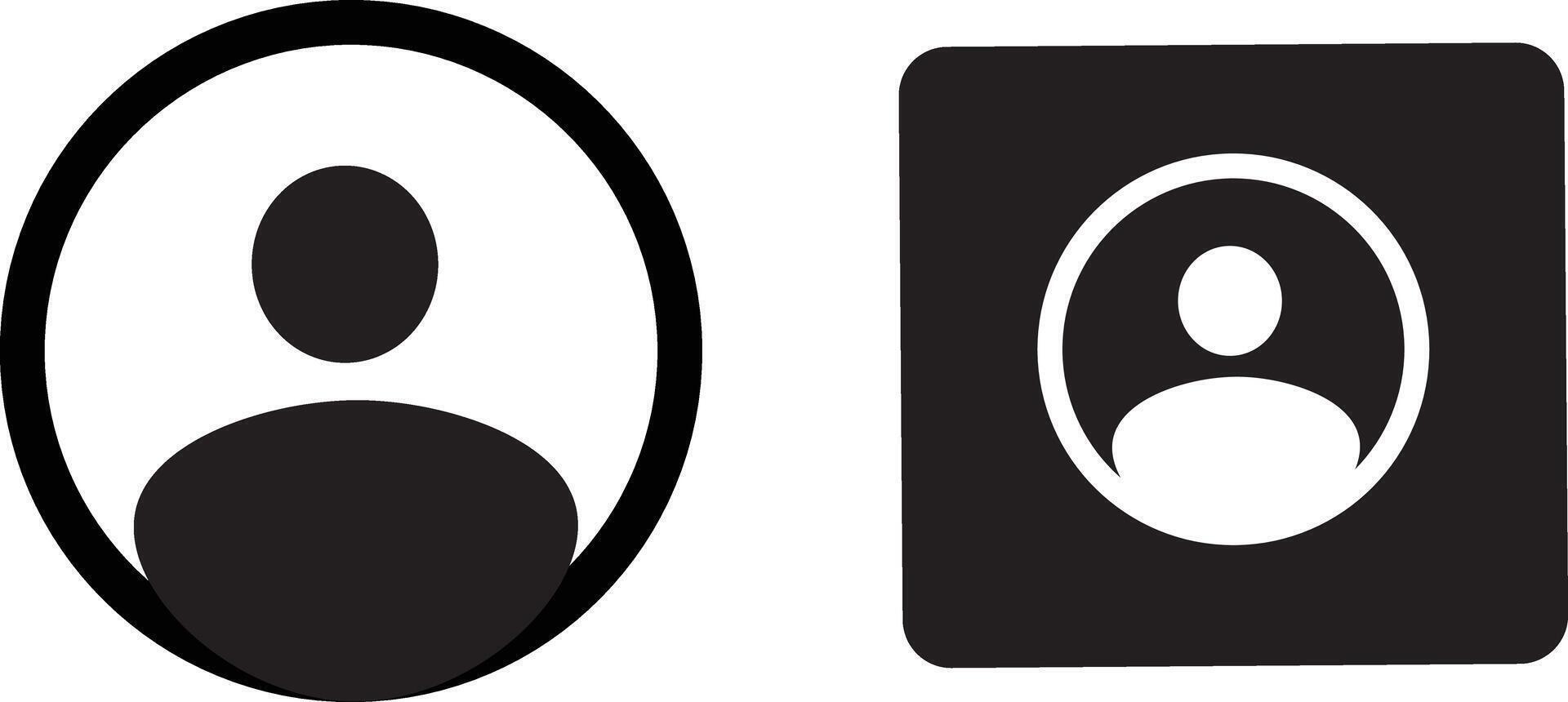 User icon in flat style, Person icon. profile and User Icon vector