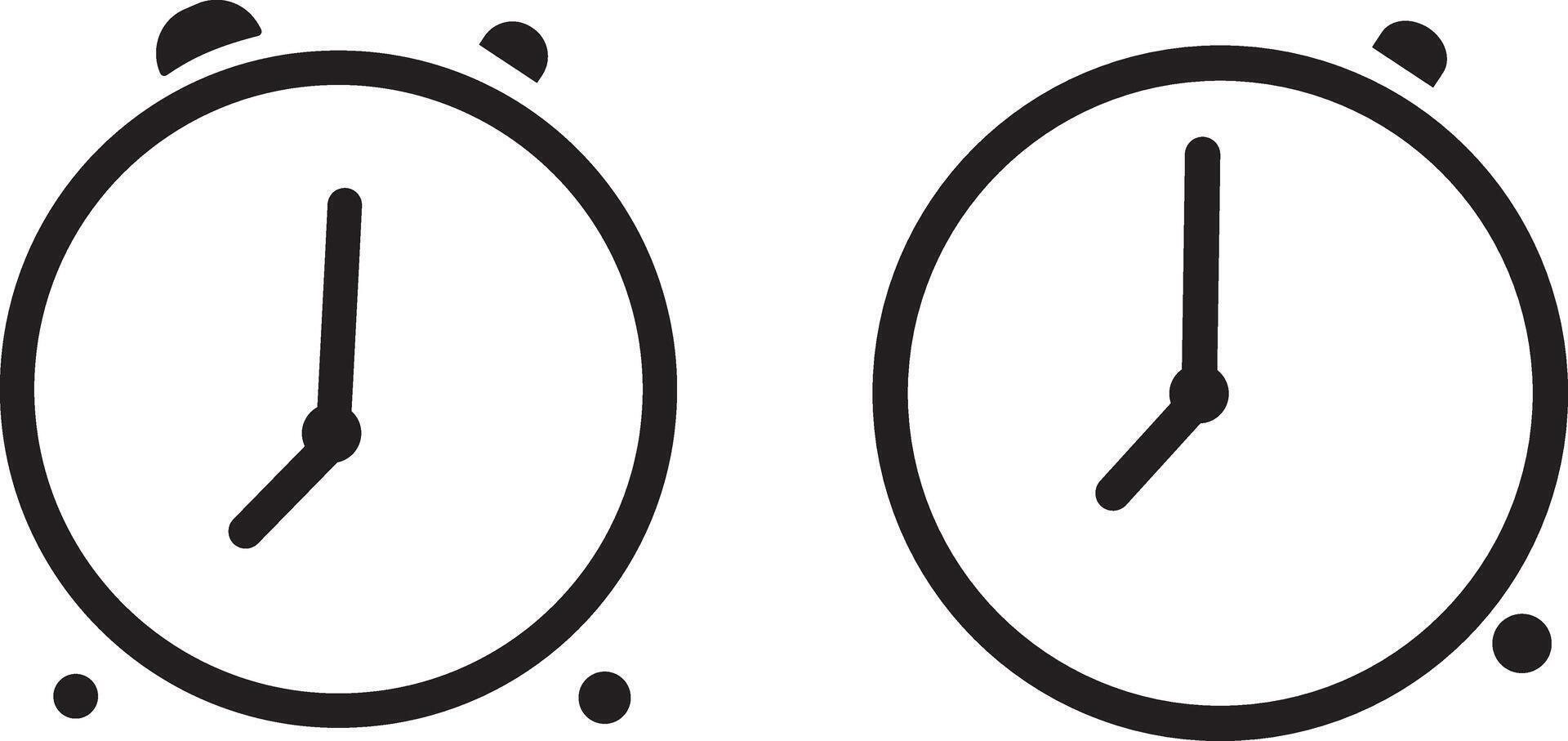 Time icon symbol. stopwatch, digital clock. Isolated icons,Editable Line and Flat Web Icons. illustration. vector