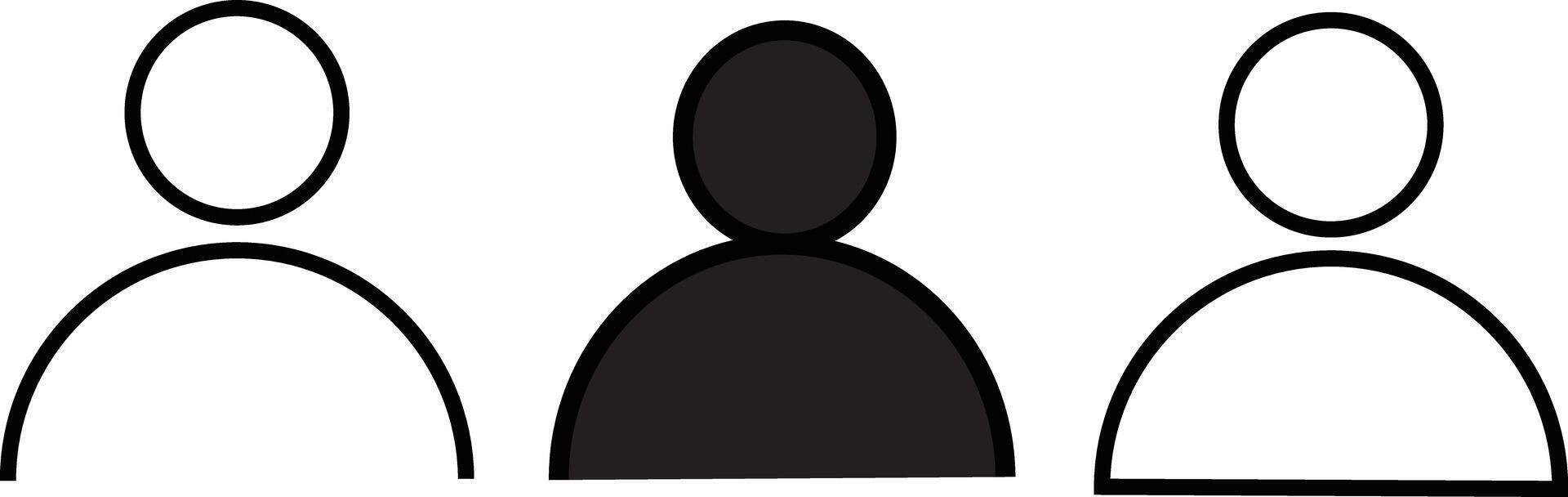 User profile login icon. invalid user profile symbol. Warning, alert and issue user icon. User profile icon in trendy flat sign design. vector