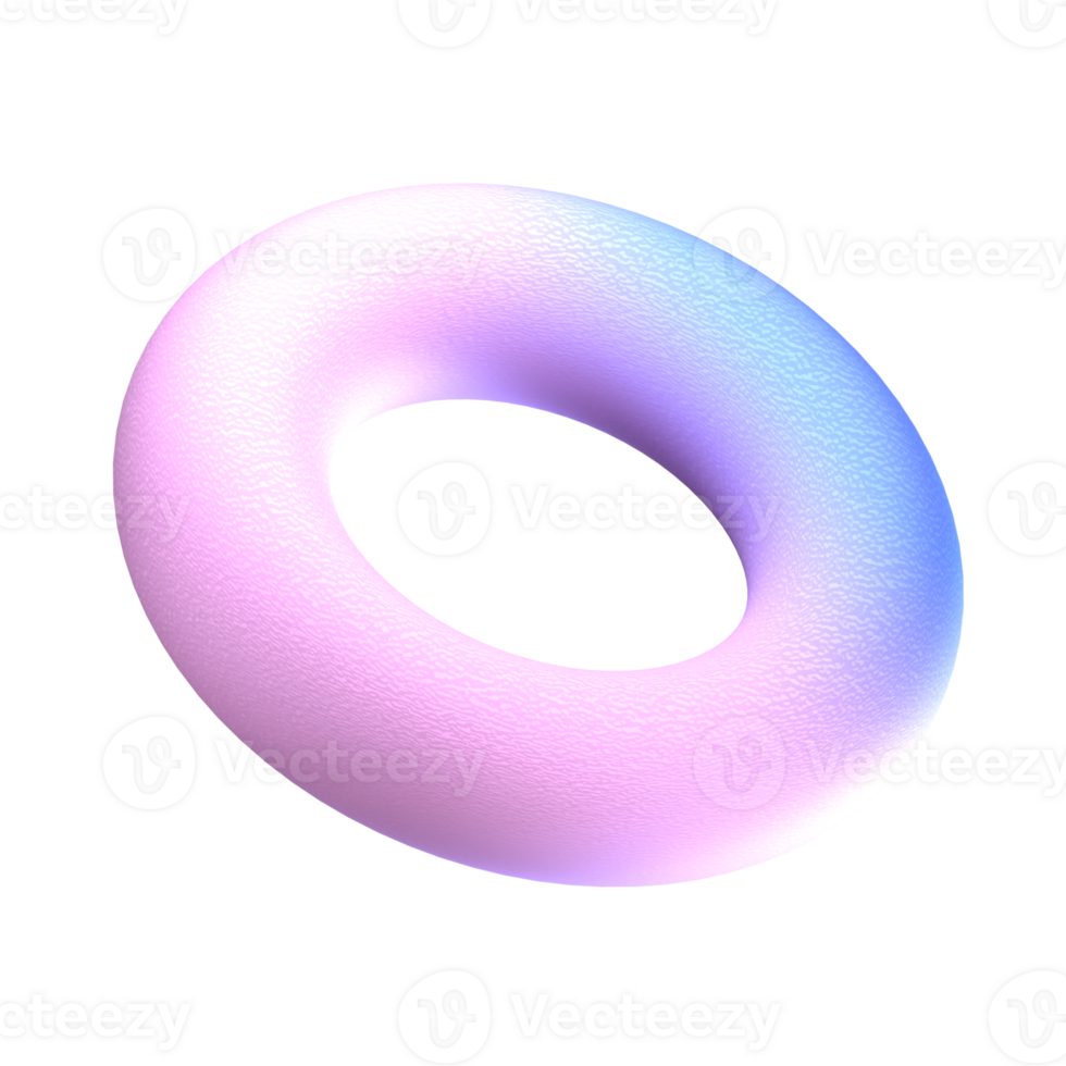 A ring with a pink and blue light png