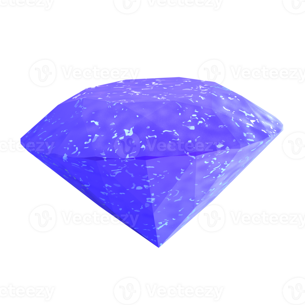 A blue diamond on a black background png