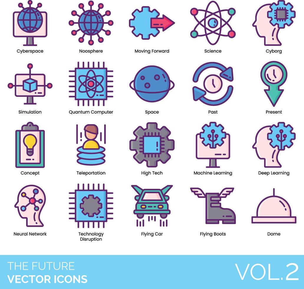 The future icons, vol 2 vector