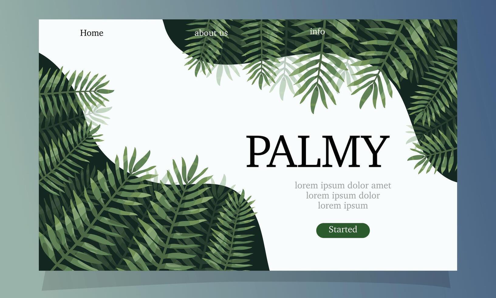 Elegant Leaves Background for Professional Websites vector