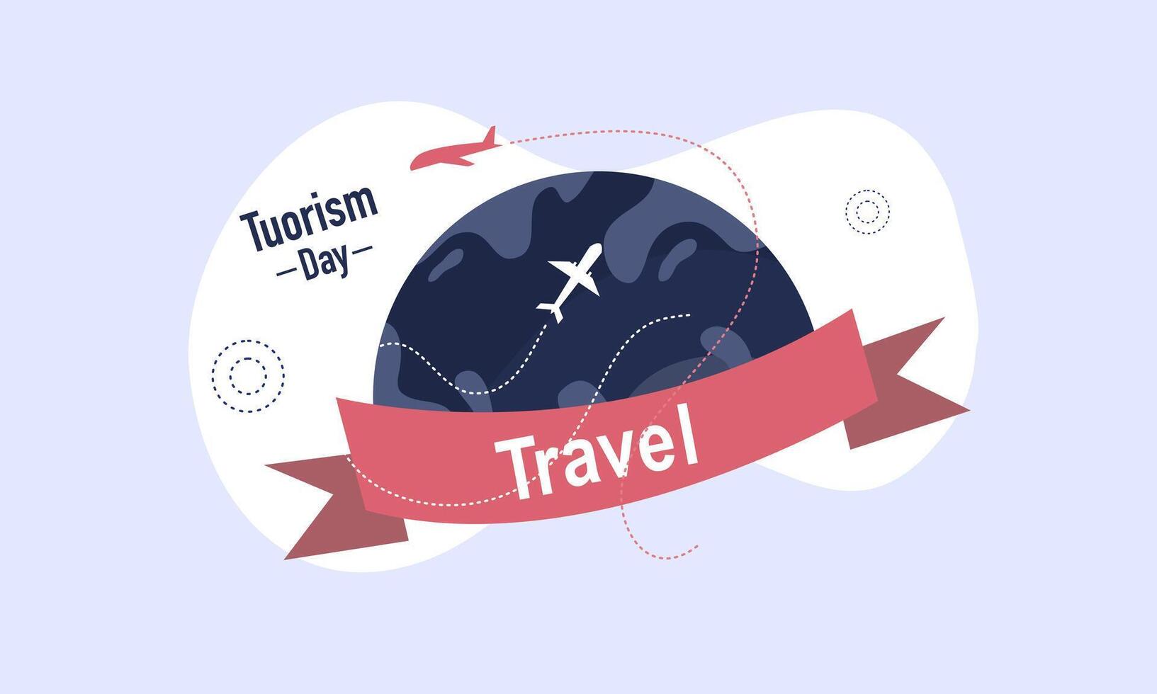 Travel Banner For World Tourism Day Design vector