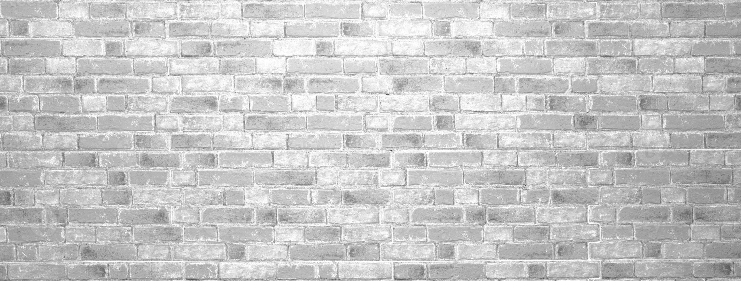 White brick wall texture background. photo