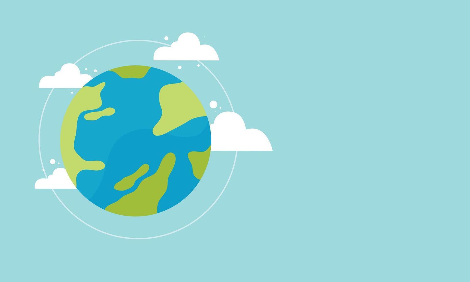 Earth in Sky Illustration vector