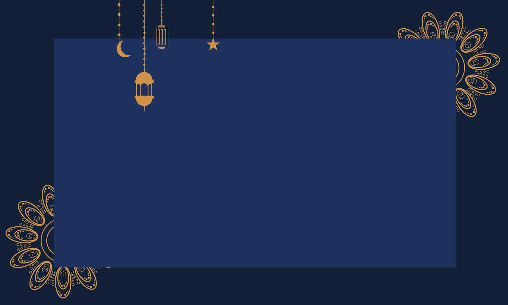Ramadan Kareem Background with Ornamental Details vector