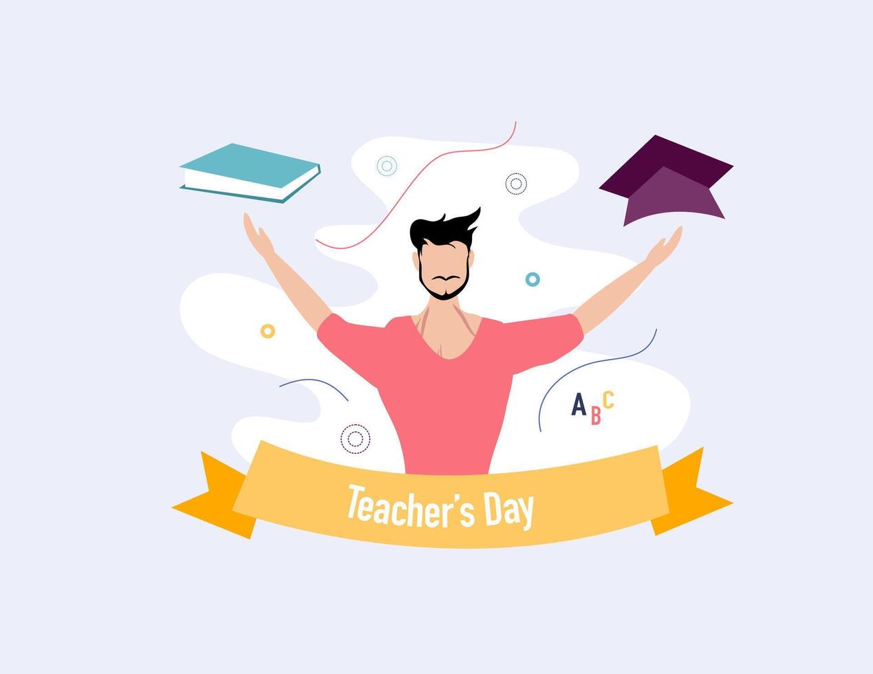Thank You Message for Teachers on Special Day vector