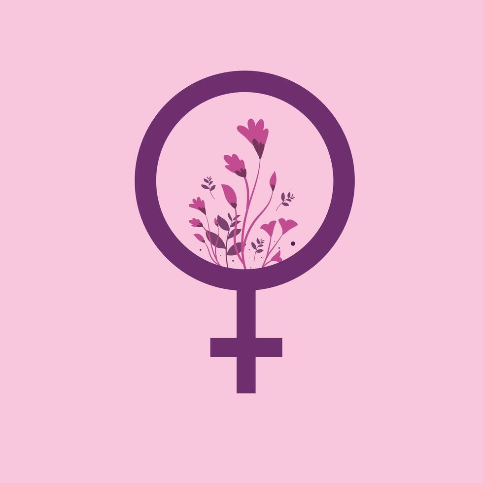 Empowered Women Make a Better World vector