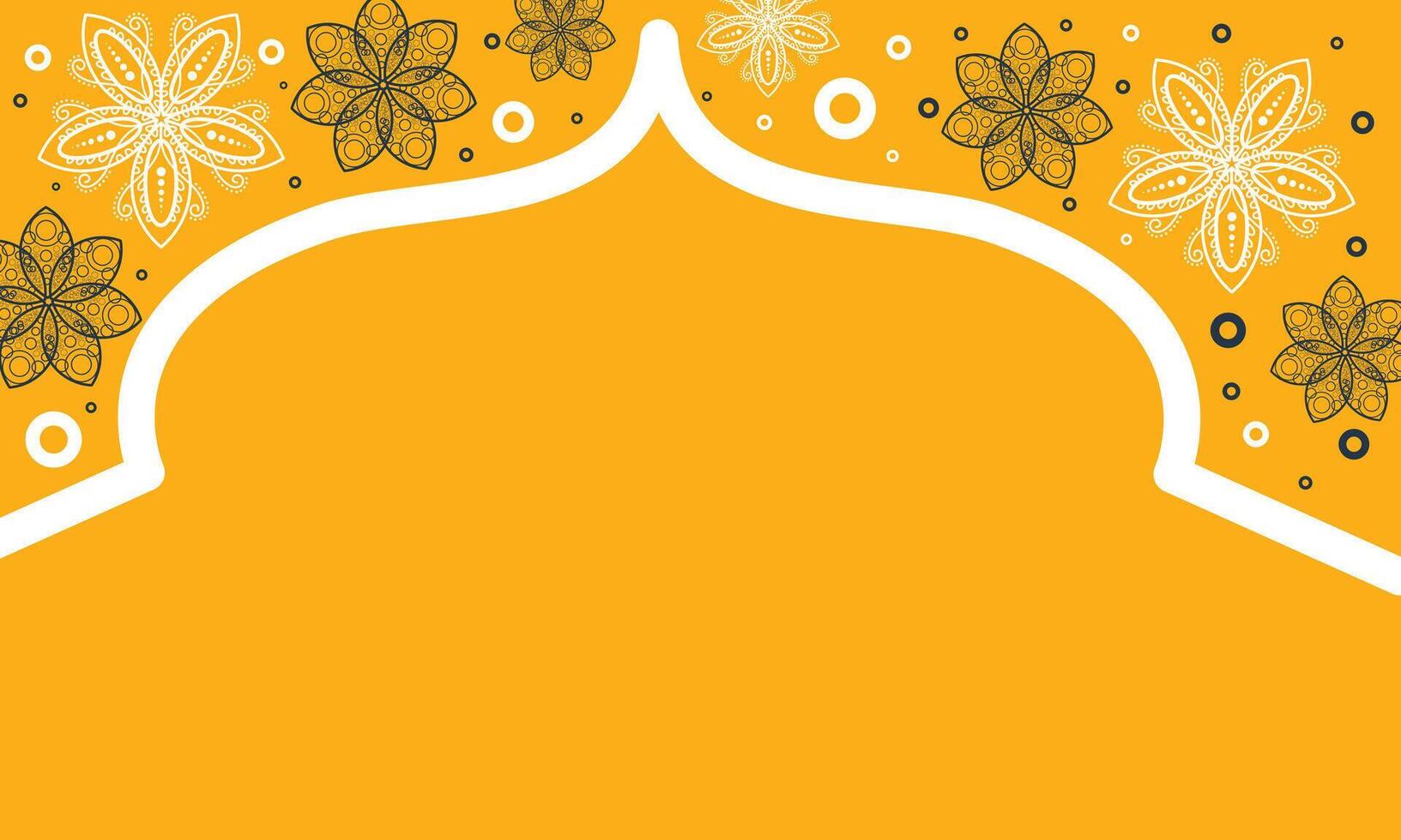 Ramadan Night Background with Peaceful Atmosphere vector