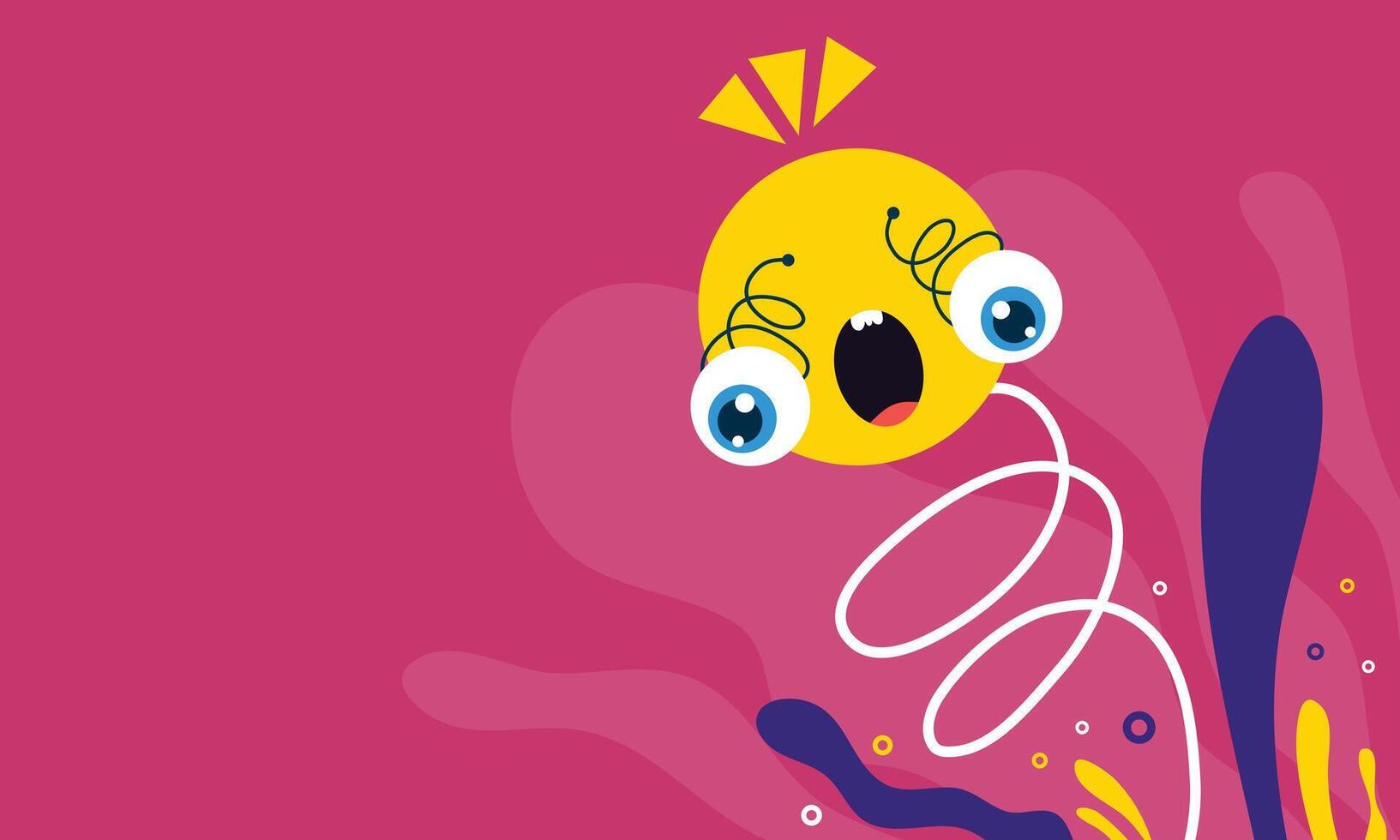 Balloon Tongue Silly Face vector