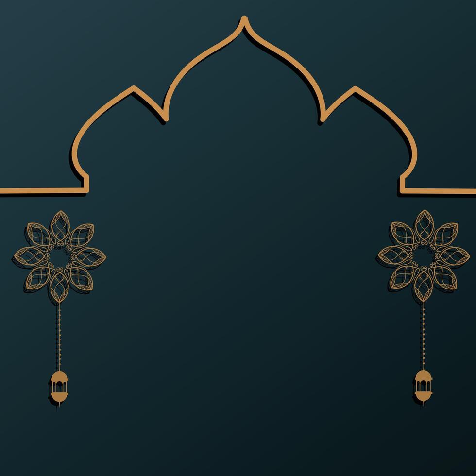 Cultural Background for Ramadan and Islamic New Year vector