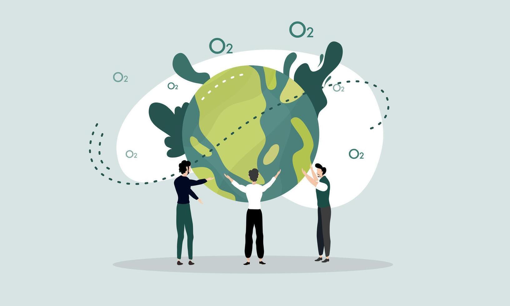 The Science Behind the Ozone Layer vector
