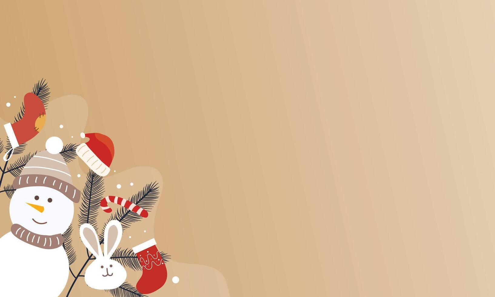Christmas Characters with Gifts vector