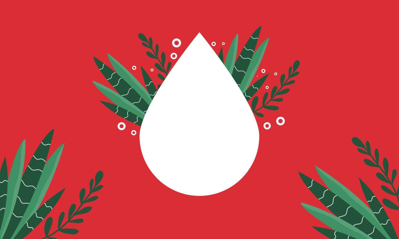 Blood Donation Support Background with Red Gradient vector