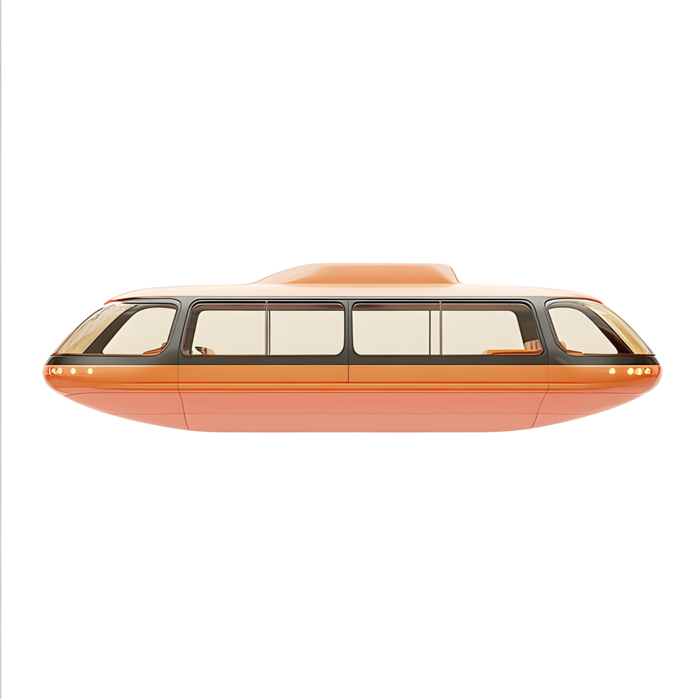 futuristic transportation 3d realistic render png