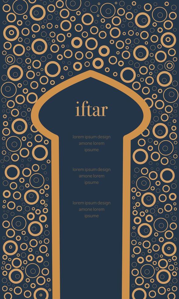Traditional Ramadan Patterned Background vector