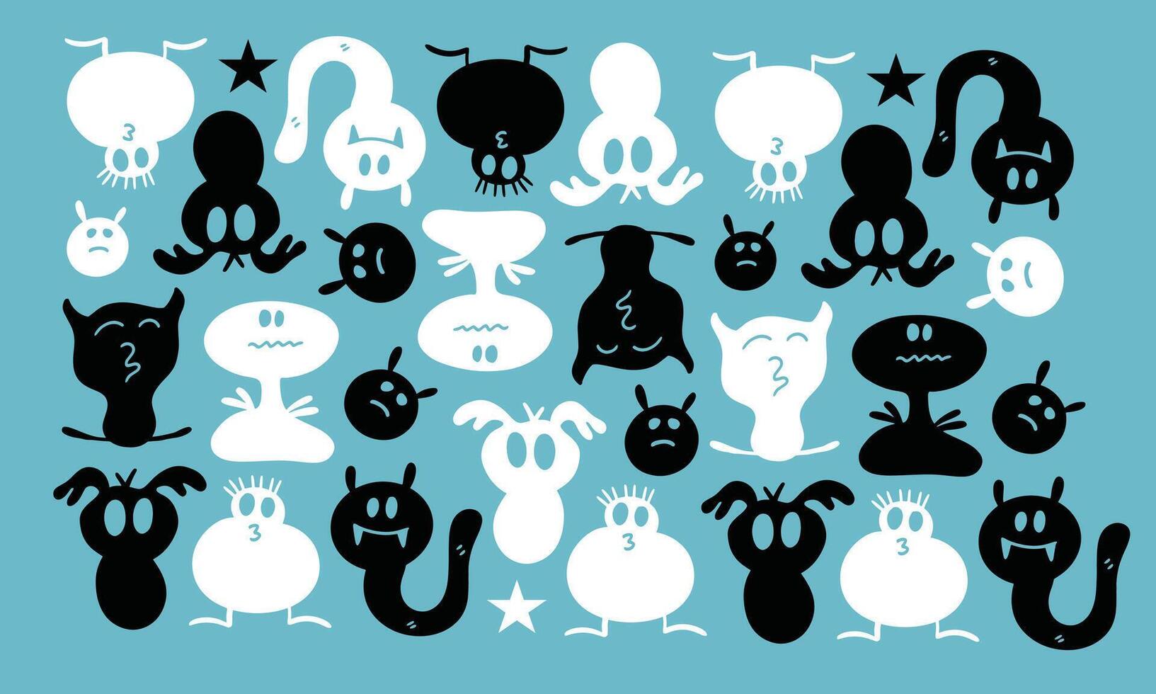 Skull with spider webs Halloween scream design vector
