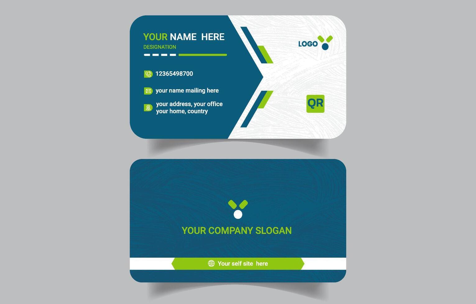 Corporate Modern Business Card design Template vector