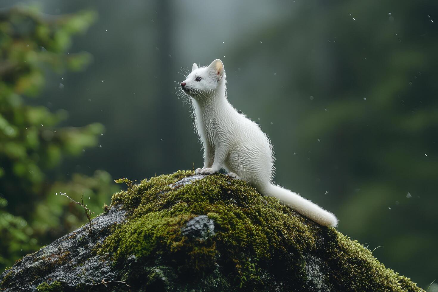 The Watchful Ermine A Wilderness Guardian photo