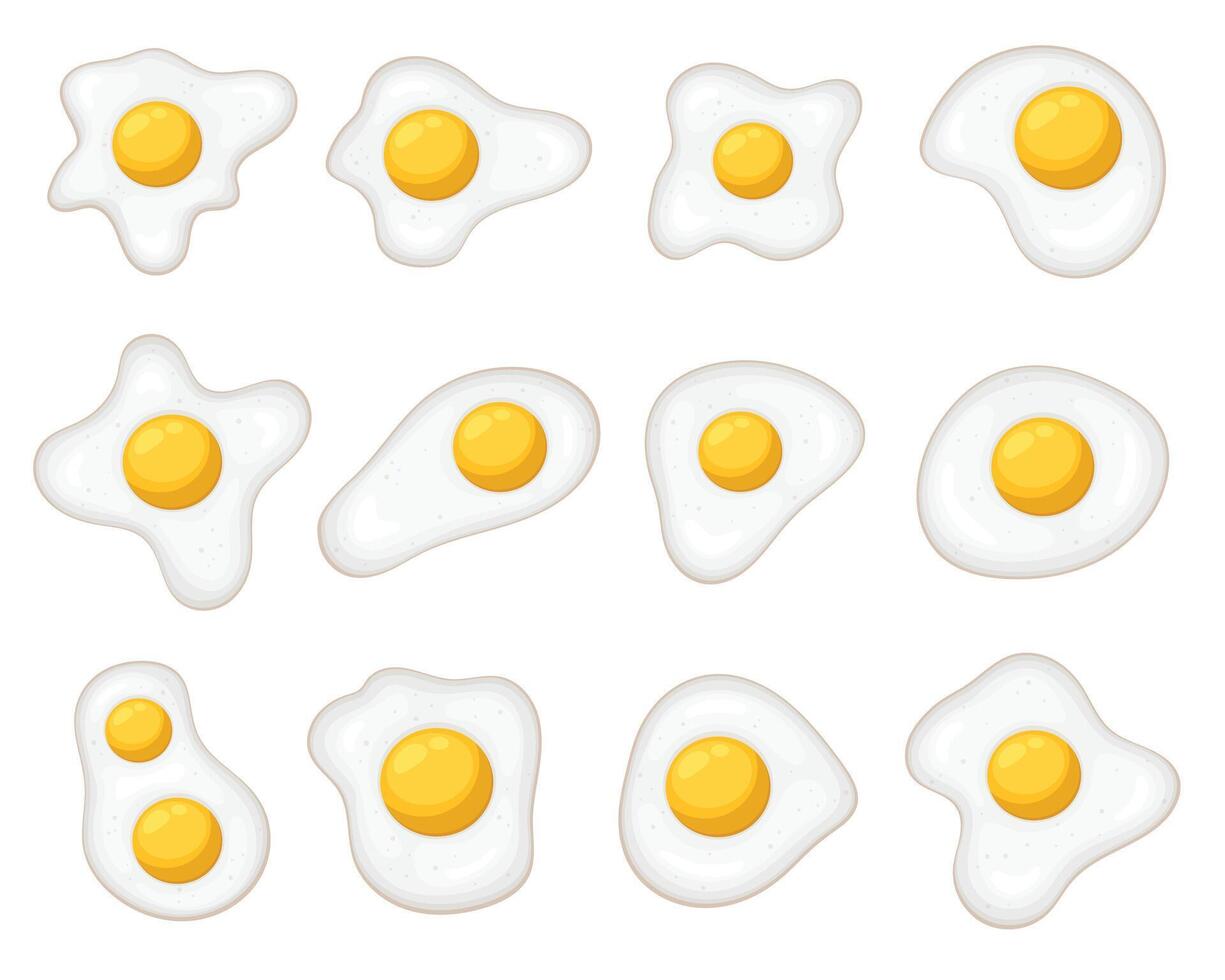 Fried eggs clipart design illustration vector