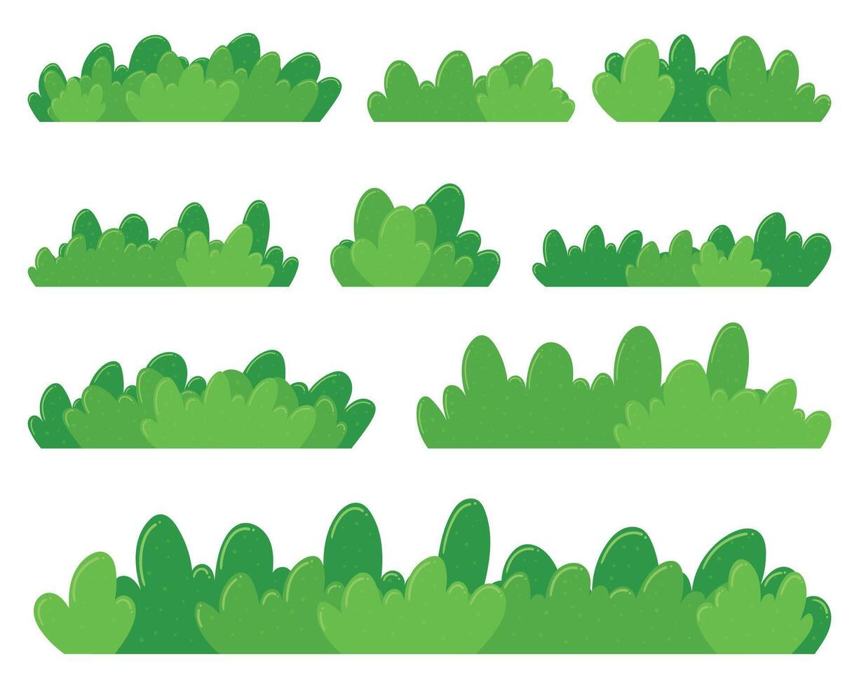Green bush clipart design illustration vector