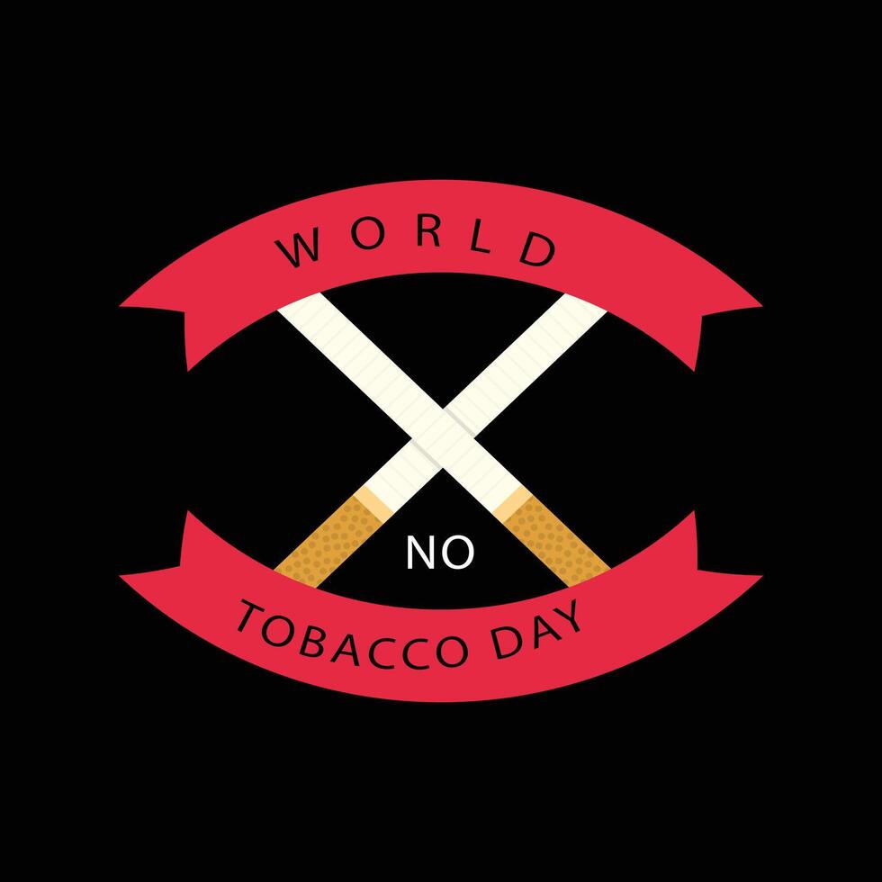 World No-Tobacco Day Logo vector