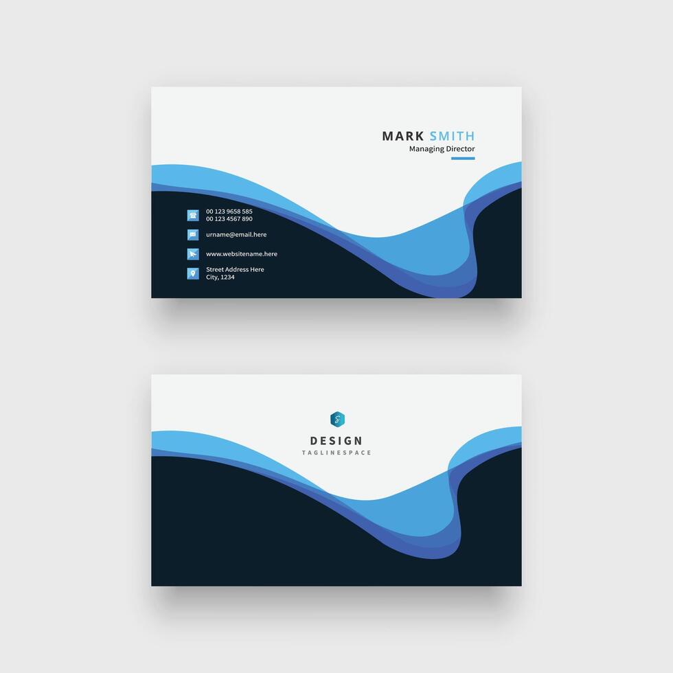 Modern Business Card Design vector