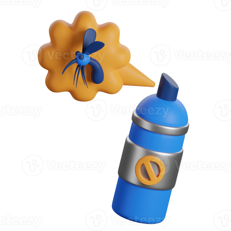 A spray bottle with a bug on it png