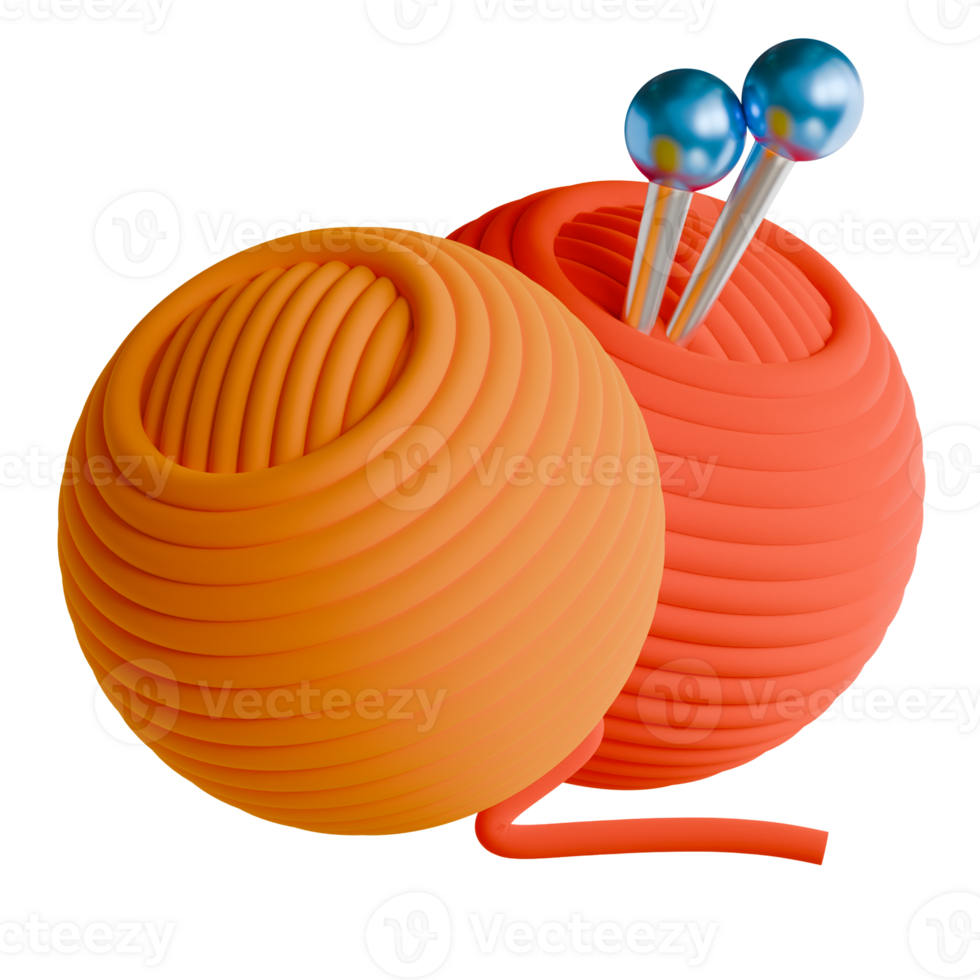 A pair of orange balls with two blue balls png