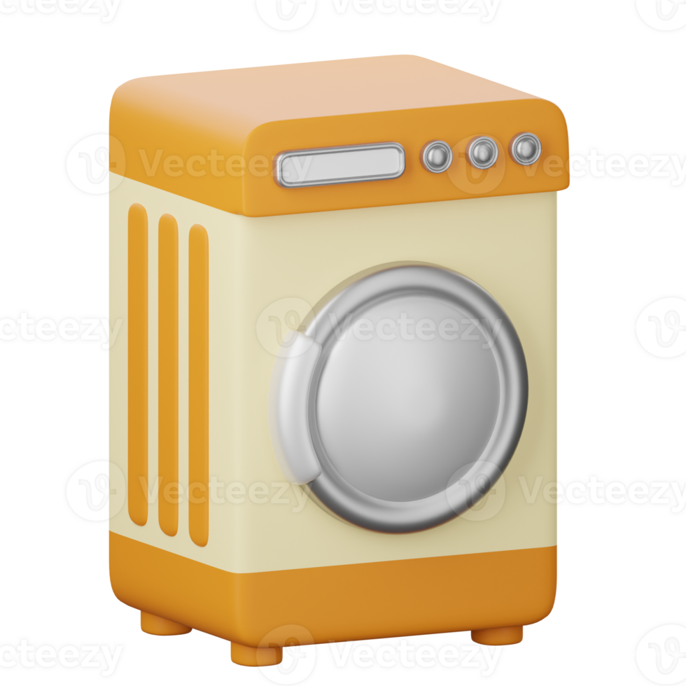 A small washer and dryer icon on a black background png