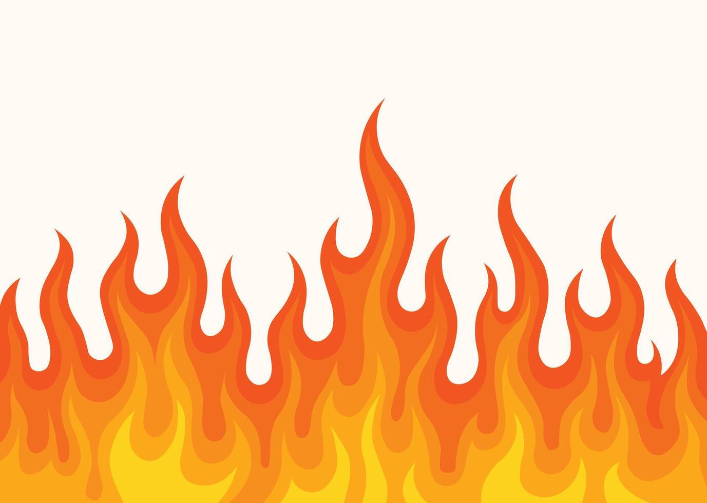 A fire background with flames and flames vector