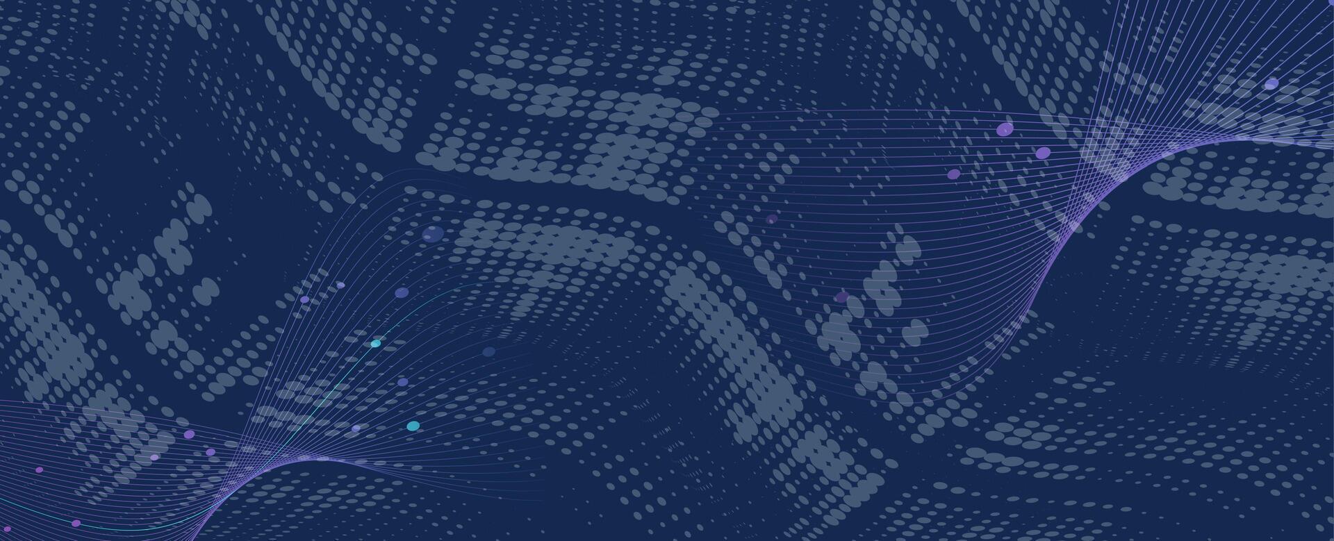 a blue background with a wavy pattern vector
