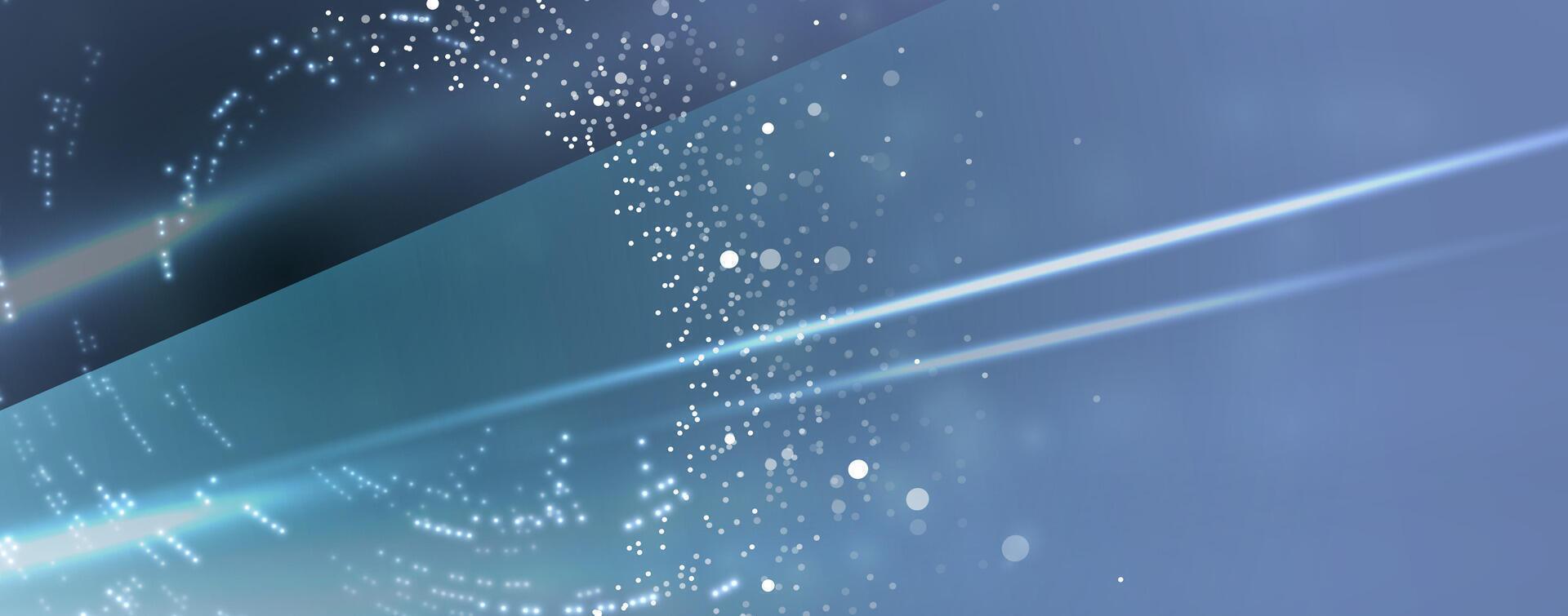 a blue and white background with a light shining through it vector