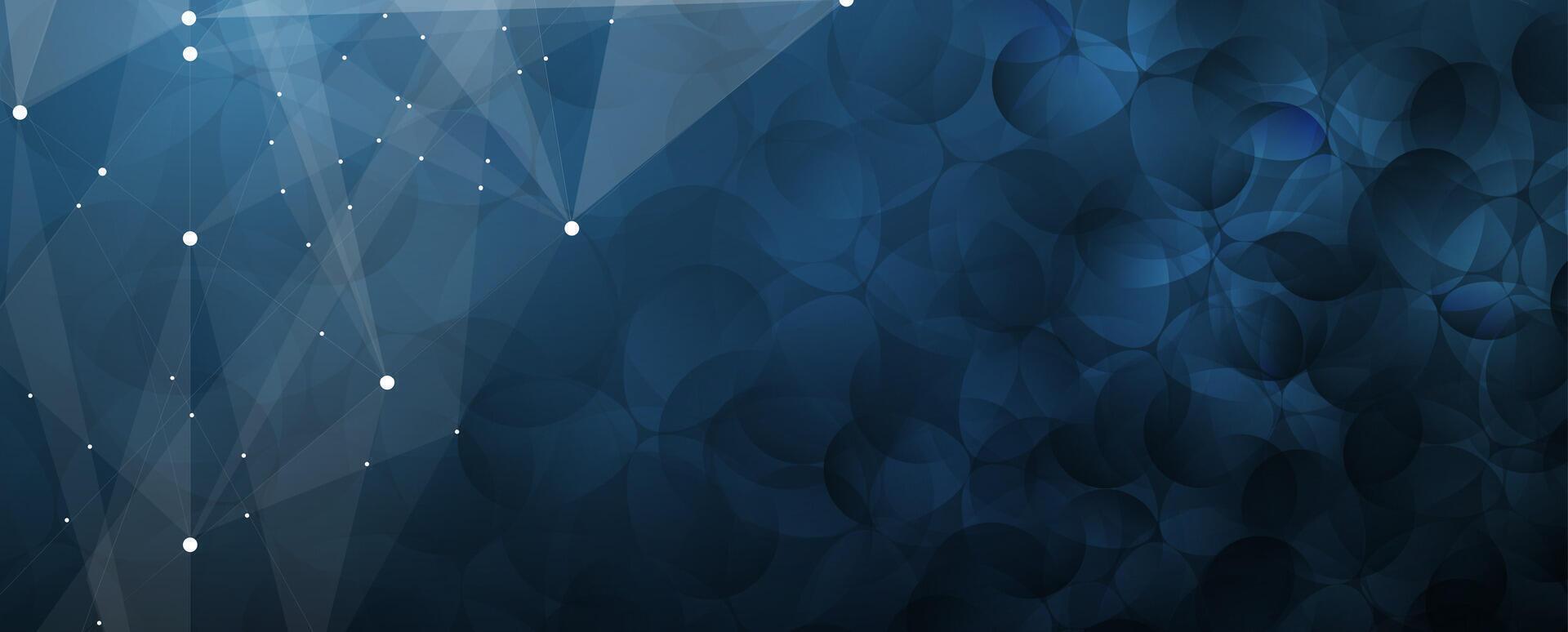 abstract blue background with white dots vector