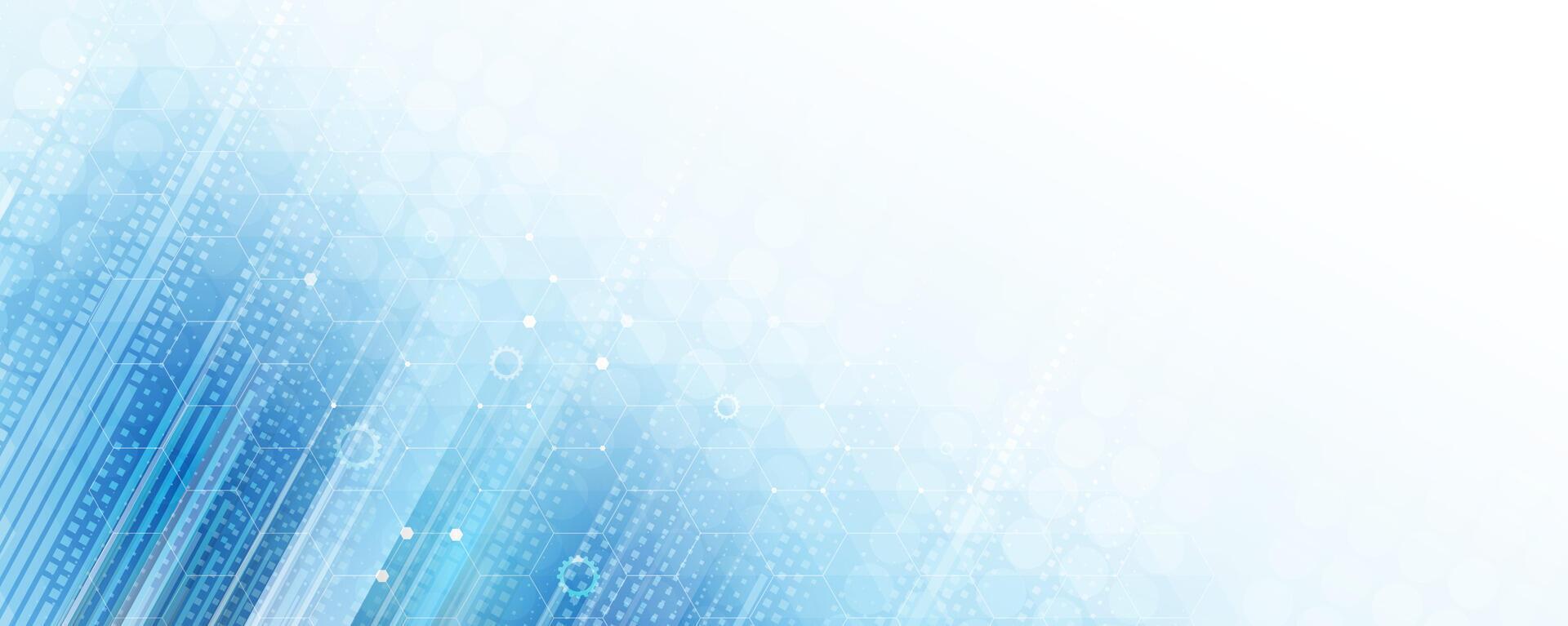 abstract blue technology background vector