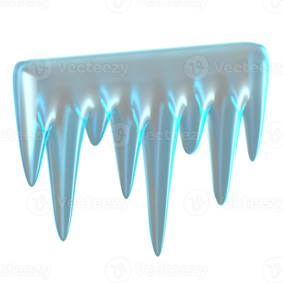 Ice icon with blue flames on black background png
