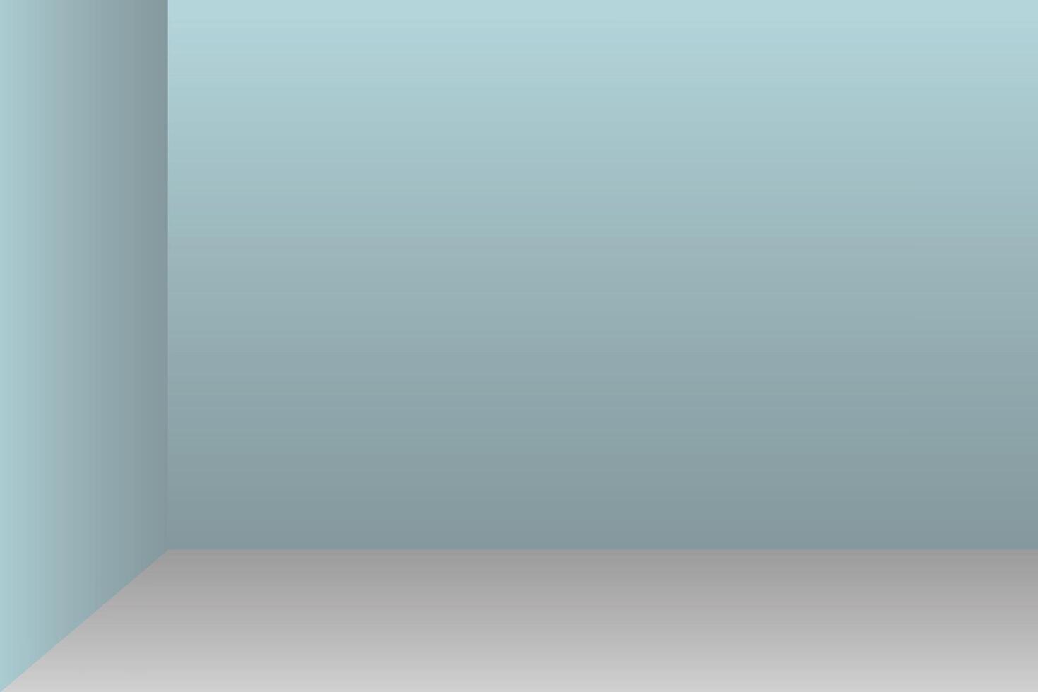 Minimalist Illustration of an Empty Room and Space with Soft Gradients for Interior backdrop, background vector