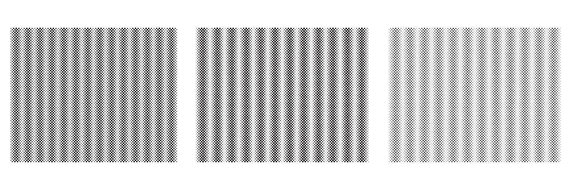 Halftone pattern with square and circular dots creating texture for abstract design background. vector