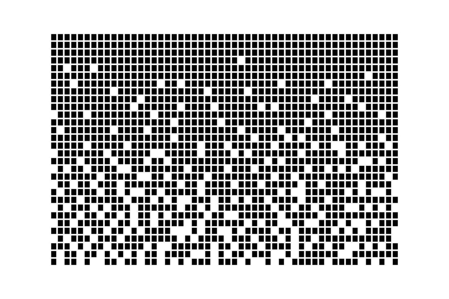 Background of pixel disintegration. A partial halftone. Dispersed dotted pattern vector