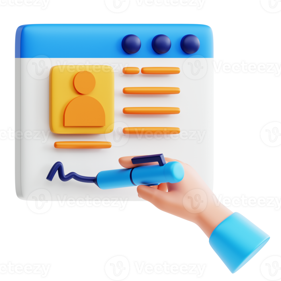 Hand writing on a clipboard with a pen png