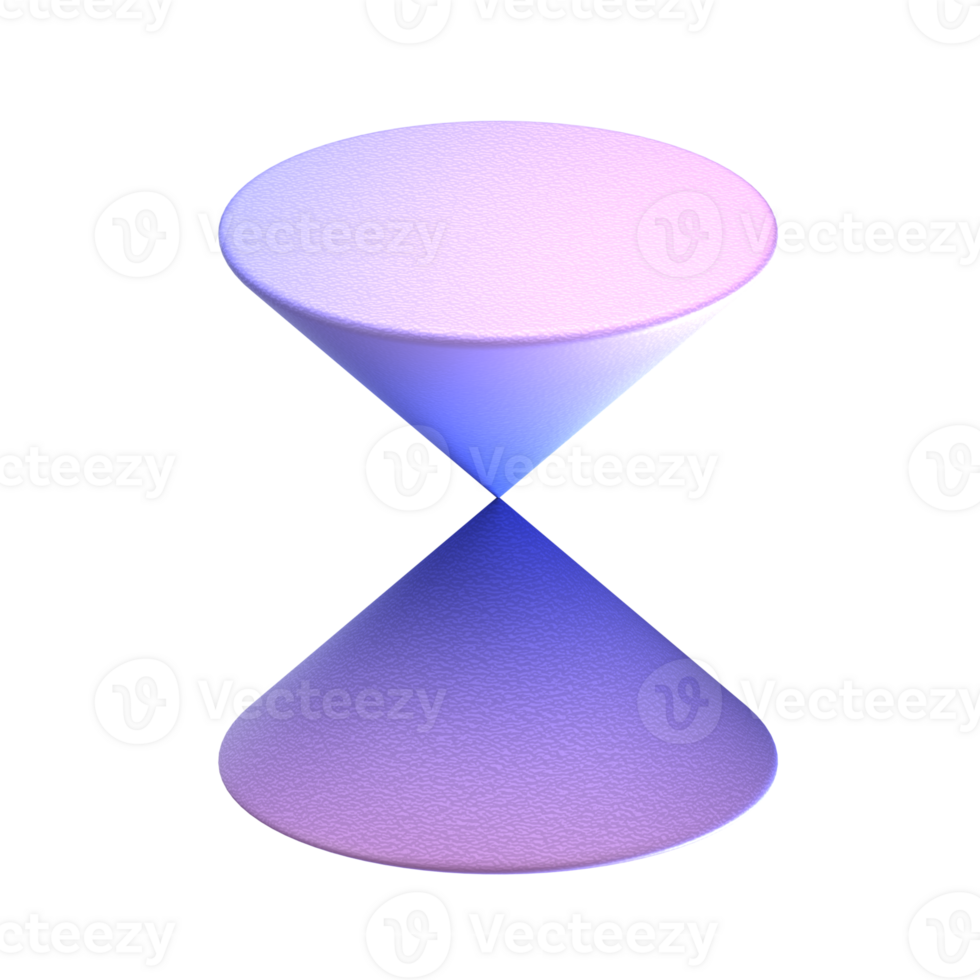 A purple and pink object with a reflection png