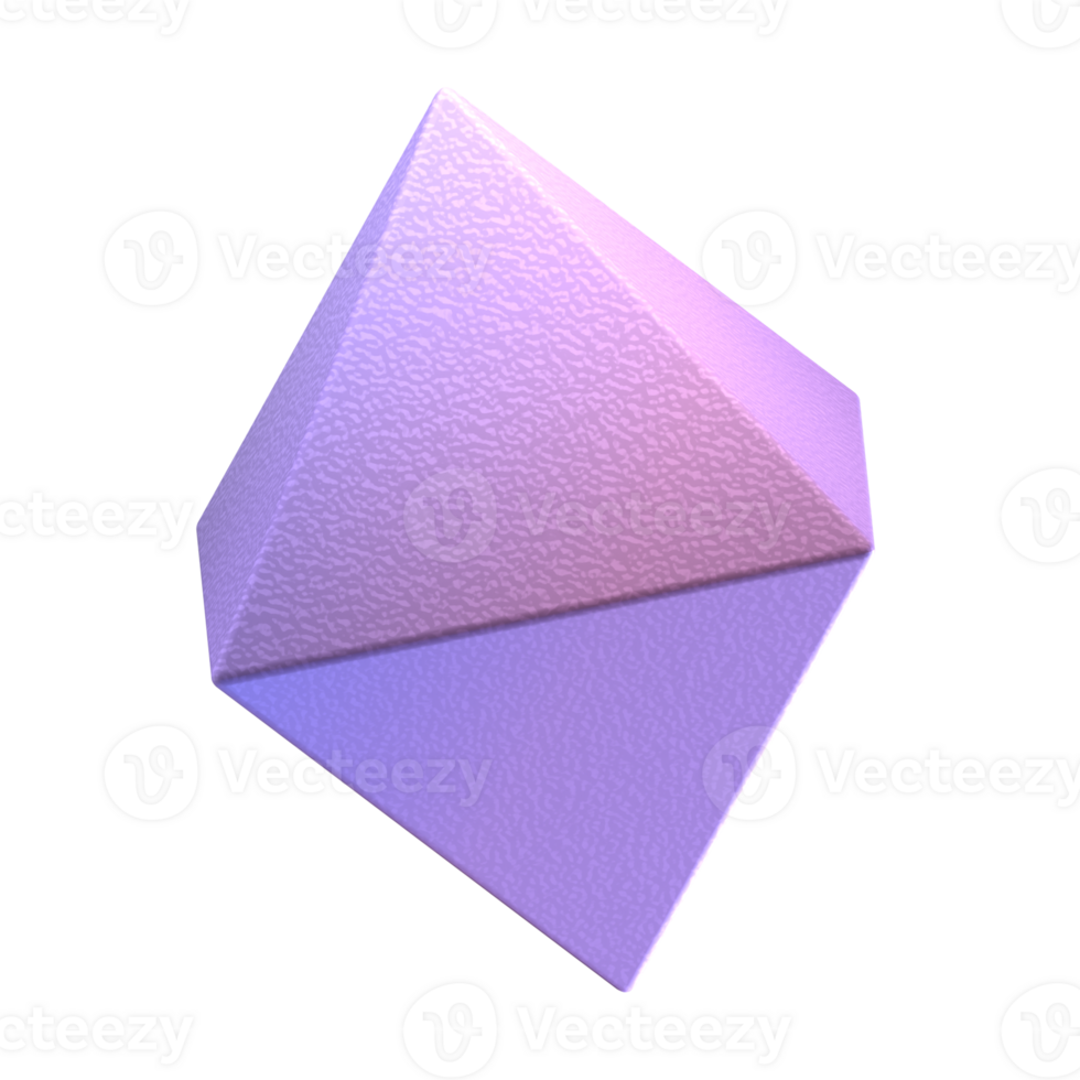 A purple and pink diamond shape on a black background png